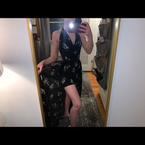 Floral Romper w Train